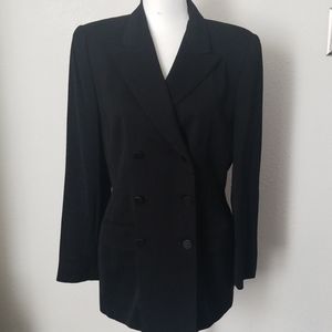 Ellen Tracy double breasted blazer jacket